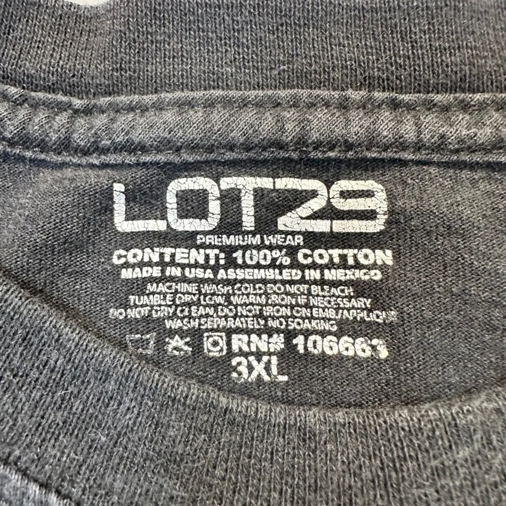 Lot29 Looney Tunes‎ T-Shirt Mens 3XL Black Y2K Streetwear Graphic Tee